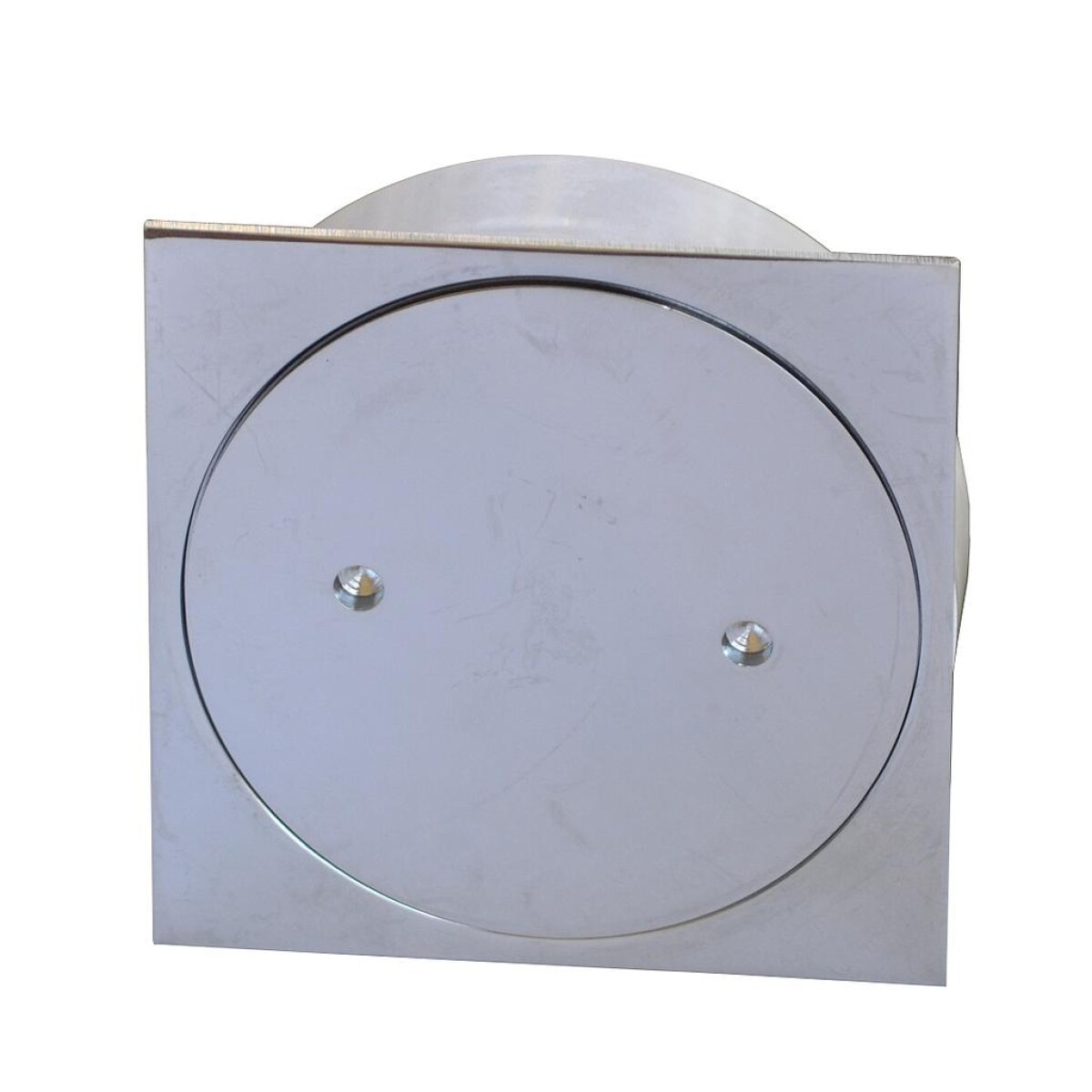 Rejilla Ciega de Bronce Cromado 10x10 