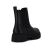 Darkness Botin De Dama Casual Con Elastico Suela Baja Negro