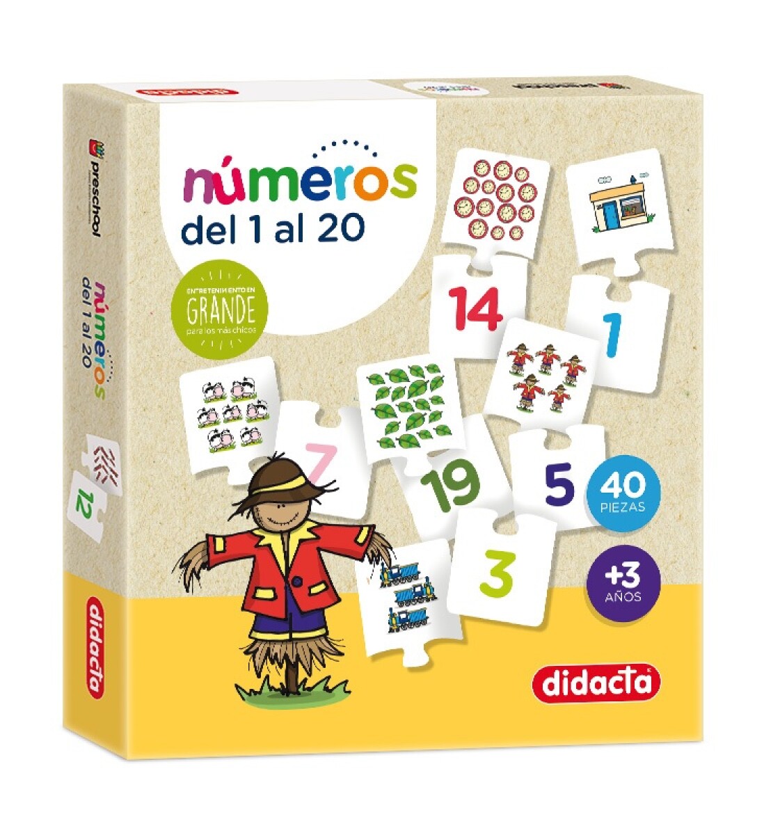 Los números del 1 al 20 