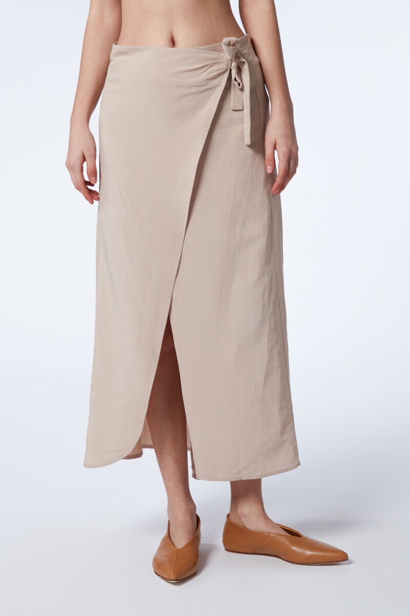 Falda Beige