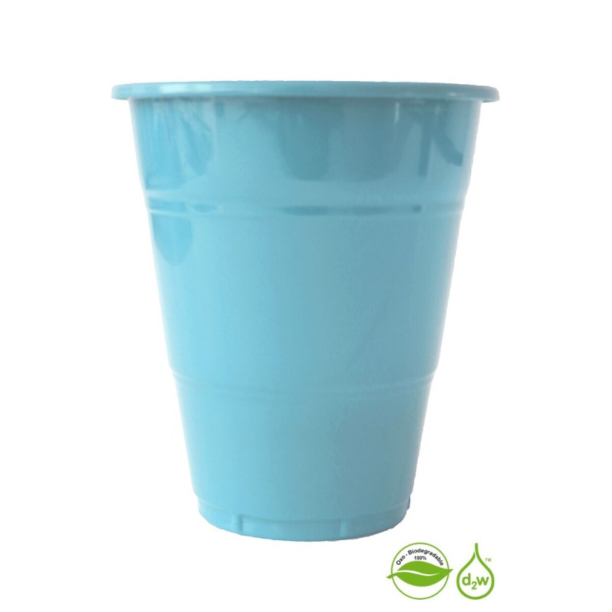 Vaso Biodegradable 360ml x10 - Celeste 