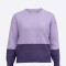 Sweater block lila