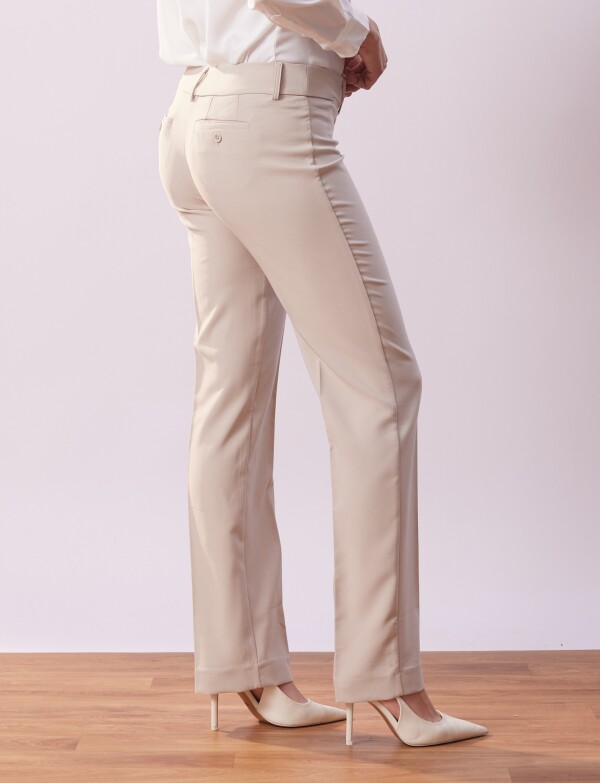 Pantalon Clasico BEIGE