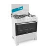 Cocina Gas Tem Master Cook 5h Blanca Unica