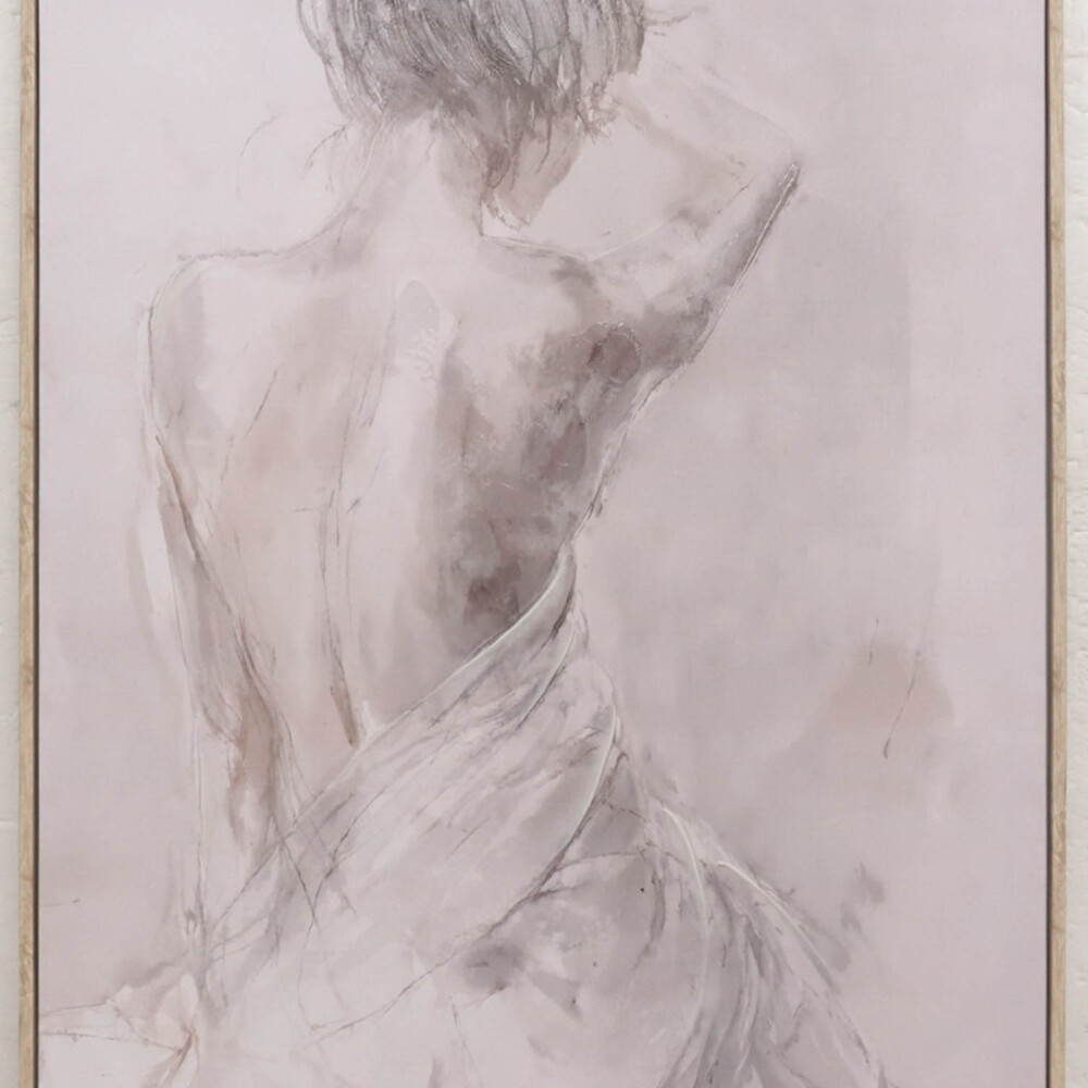 CUADRO VEIL II, 60X80, BLANCO PAPEL TK25GG495B