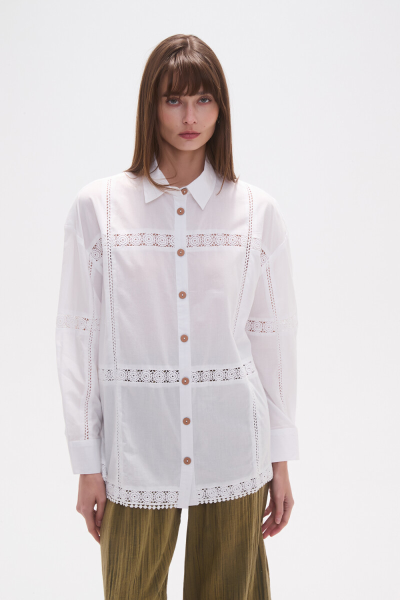 Camisa Agreica - Blanco 