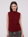 Musculosa Alcoa Bordeaux Oscuro