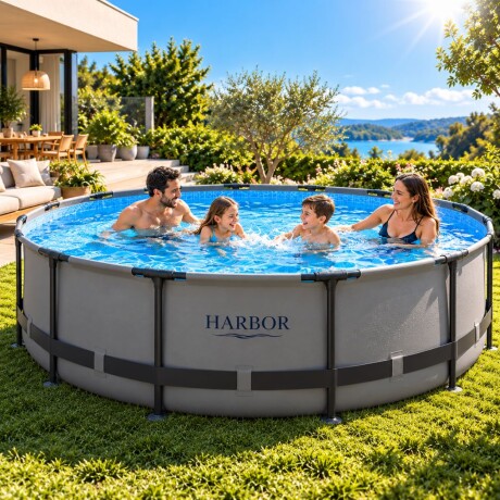Piscina Estructural HARBOR Essential 4.678 L – Con Bomba y Cobertor Piscina Estructural HARBOR Essential 4.678 L – Con Bomba y Cobertor