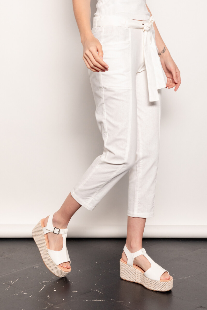 PANTALON BAEZA Blanco