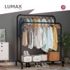 Perchero Organizador de Ropa Closet Hogar de Metal Negro