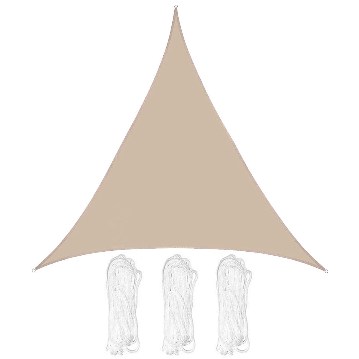 Lona Toldo Vela Triangular Filtro Uv 3,6m Sombra - Beige 