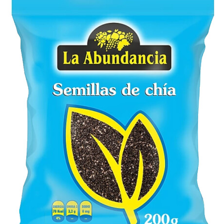 SEMILLAS DE CHIA LA ABUNDANCIA 200 GRS SEMILLAS DE CHIA LA ABUNDANCIA 200 GRS