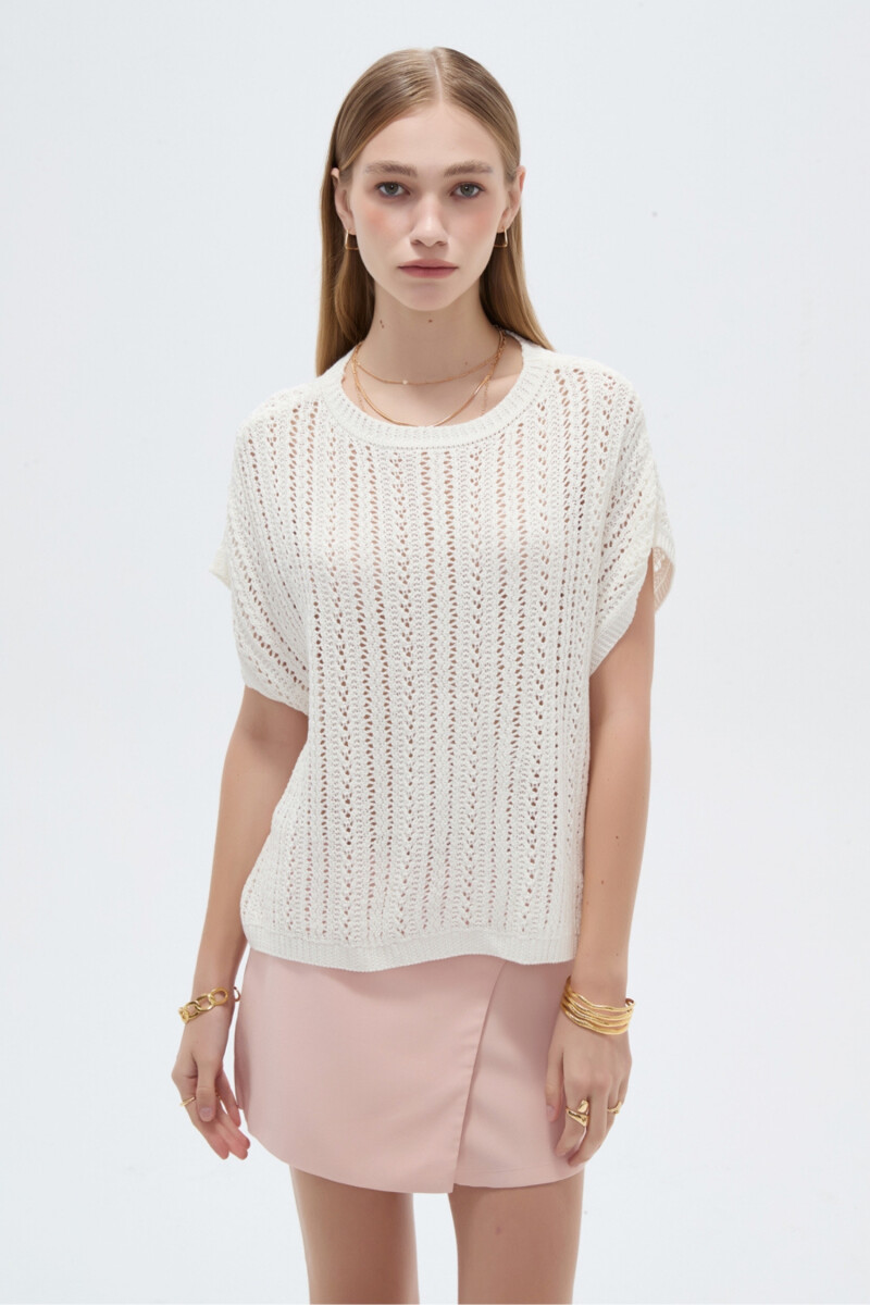Remera Corvin - Marfil / Off White 