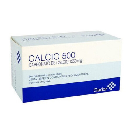 Calcio 500mg 60 comprimidos Calcio 500mg 60 comprimidos
