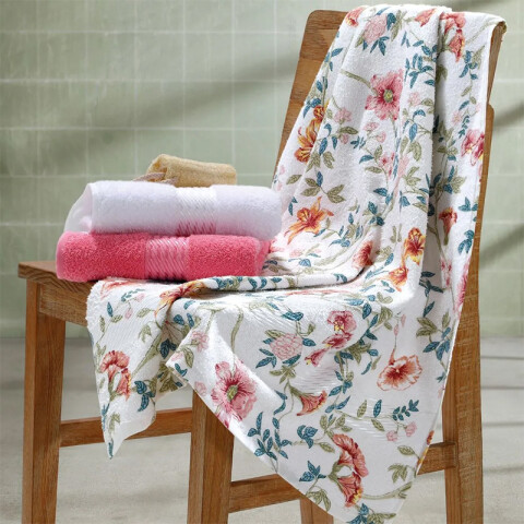 Pack X 2 Toallas Prisma Dohler Estampadas 100% Algodón FIORELLA