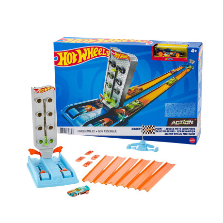 Hot Wheels Champion Juego Pista De Juguete Para Autos Lineal