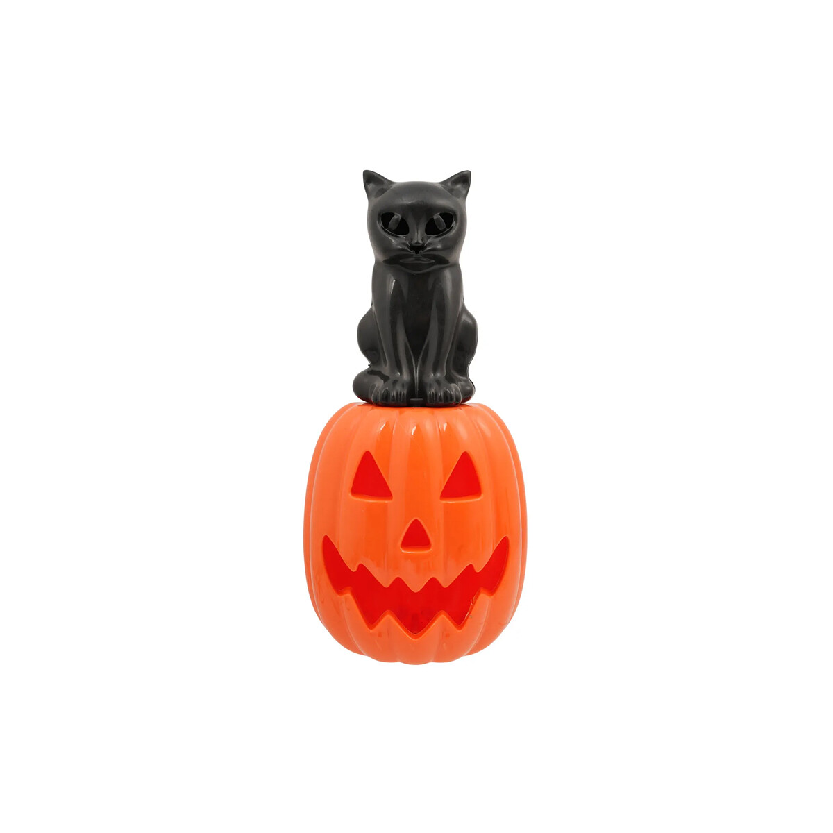 Calabaza con gato negro decorativo 36cm 