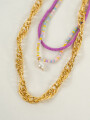 Collar Multicolor Estampado 1