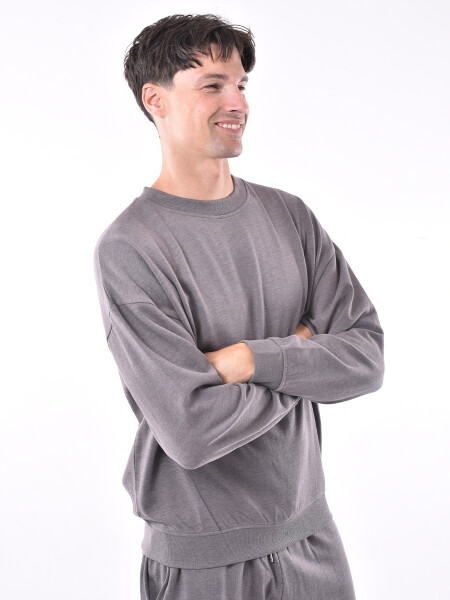 BUZO LAUTARO GRIS OSCURO