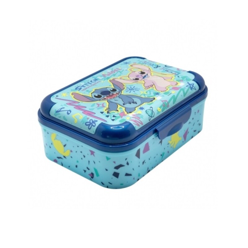 Lunchera Stitch – Modelo Asker BAZAR PLASTICO LUNCHERA ASKER STITCH 75043 -