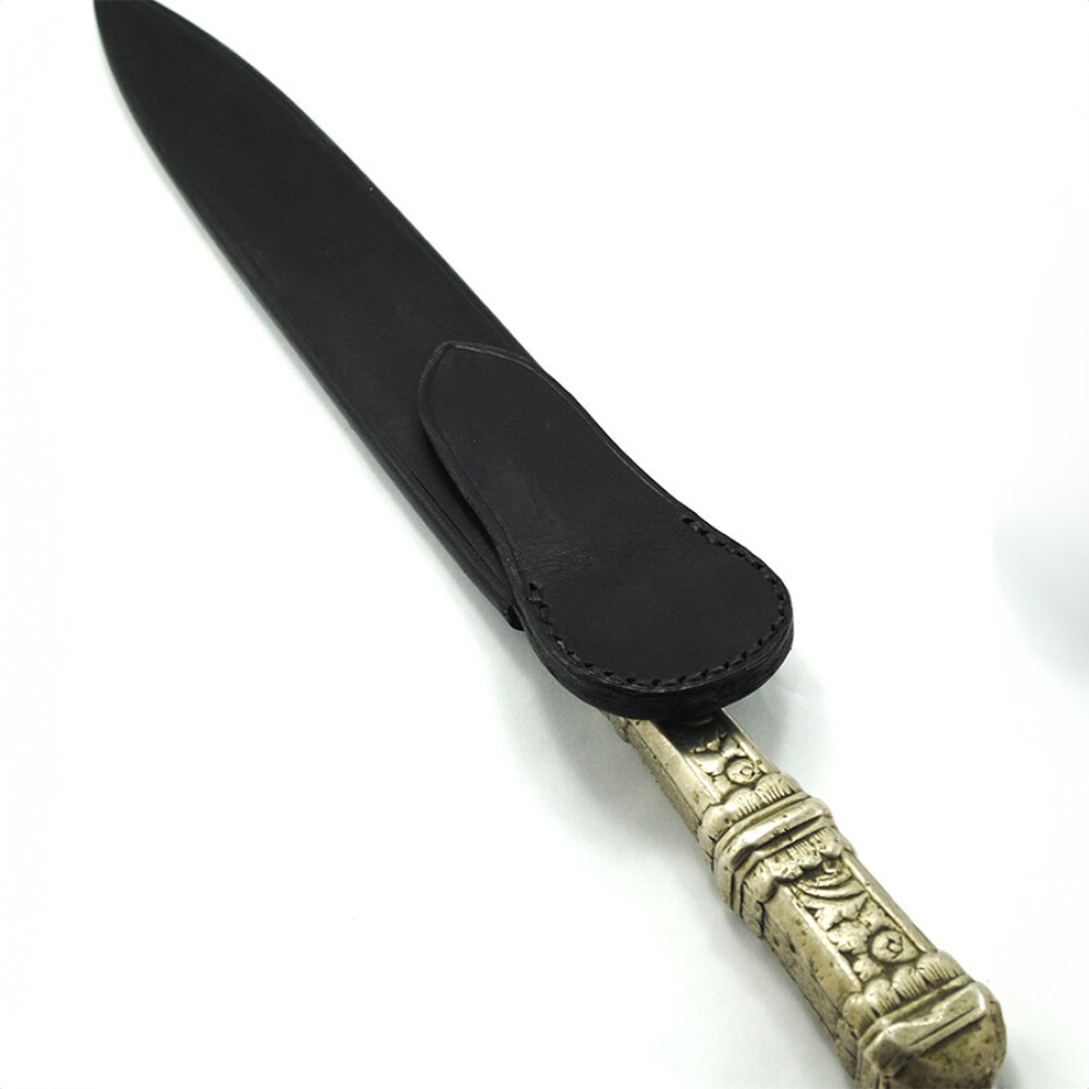 Cuchillo Cabo De Metal Blanco. Hoja 20 Cms De Largo. Cuchillo Cabo De Metal Blanco. Hoja 20 Cms De Largo.