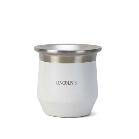 Mate Tunez Acero Inoxidable Blanco
