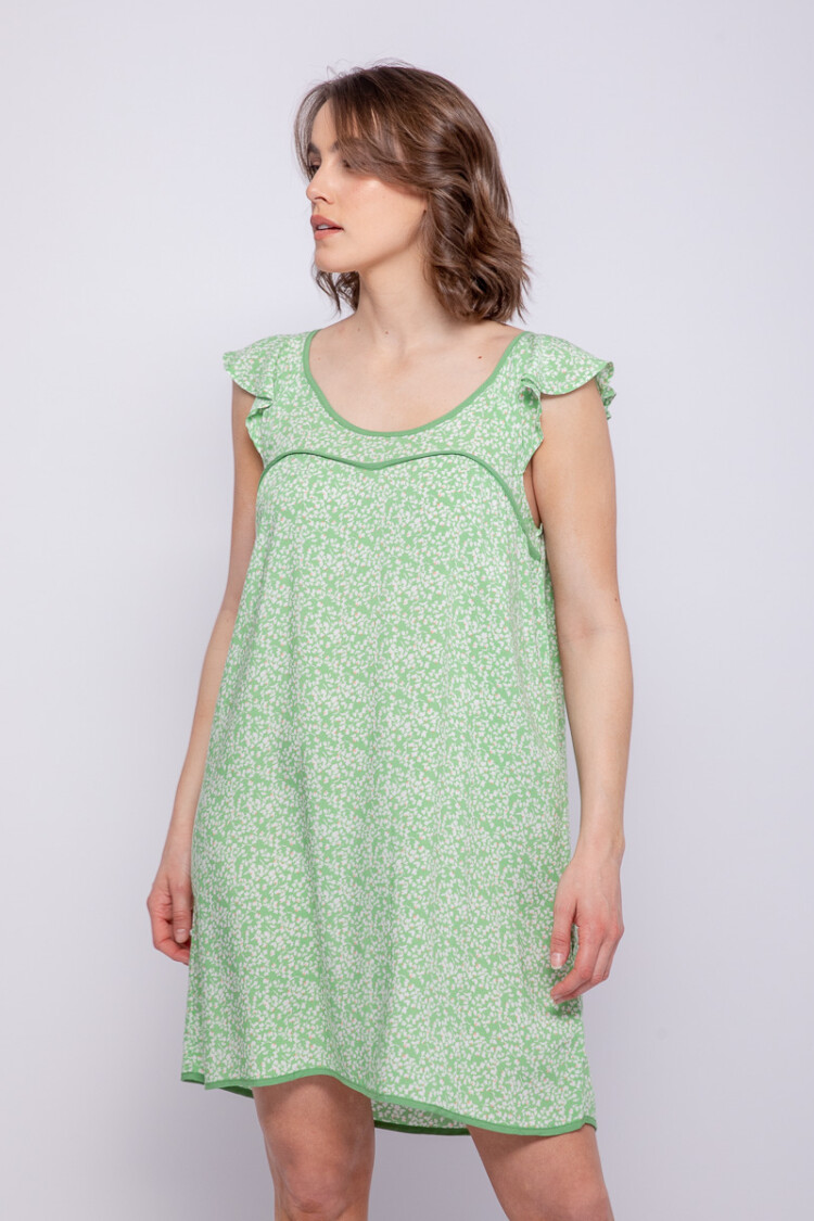 VESTIDO LENA Verde Manzana