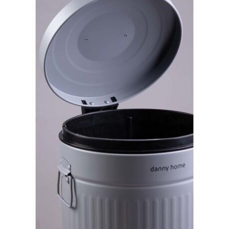 PAPELERA VINTAGE 12L L GRIS ACERO LJT01-12-4