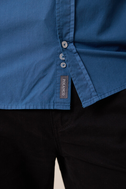 CAMISA YOLA POLANCO Azul