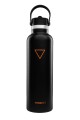 TERMO HYDRATE 710ML NEGRO Y NARANJA
