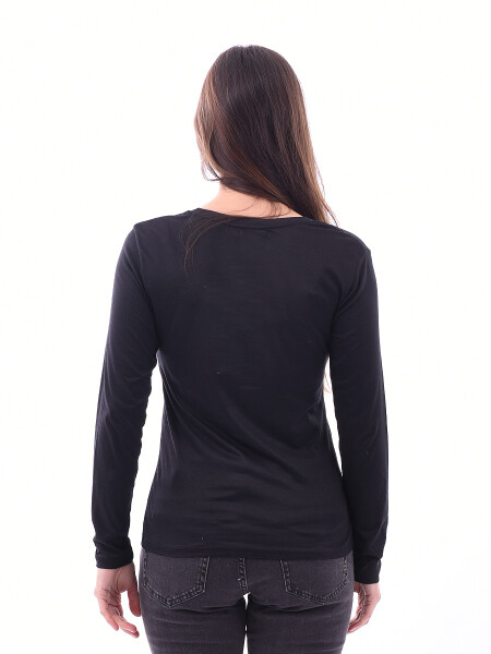 REMERA FASHION SAYS NEGRO