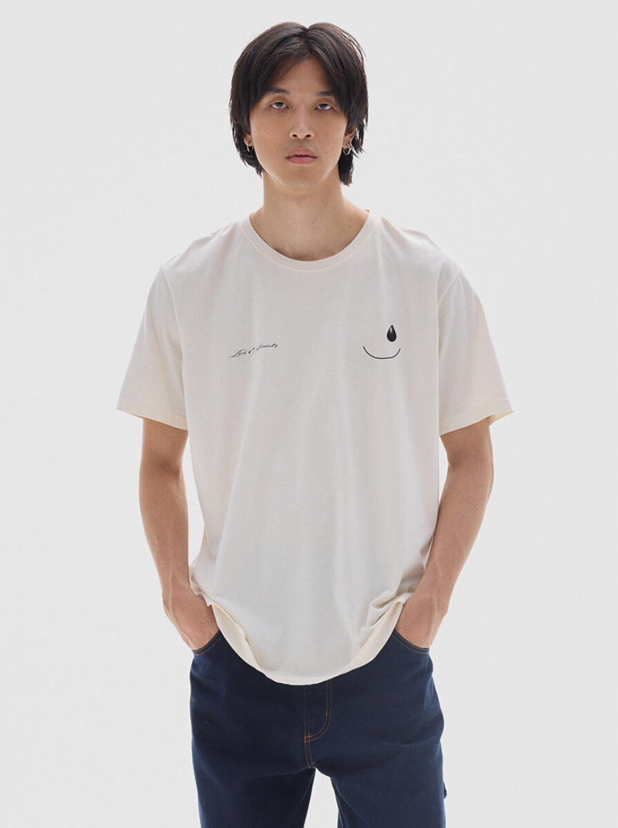 T-shirt Smile - Off White 