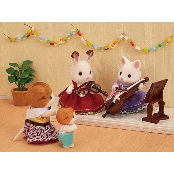 Sylvanian Families Set Concierto Violín Figura Juguete Sylvanian Families Set Concierto Violín Figura Juguete