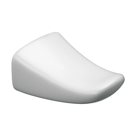 PERCHA BLANCA BAÑO BRILLO ACCESORIO SIMPLE BLANCO