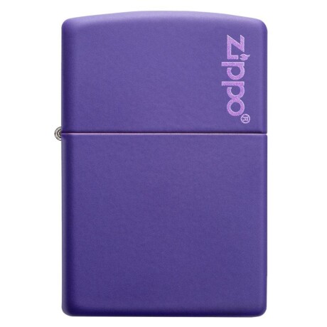 Encendedor Zippo Classic violeta mate con logo - 237ZL Encendedor Zippo Classic violeta mate con logo - 237ZL