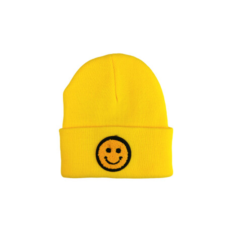 Gorro De Lana Smile Amarillo