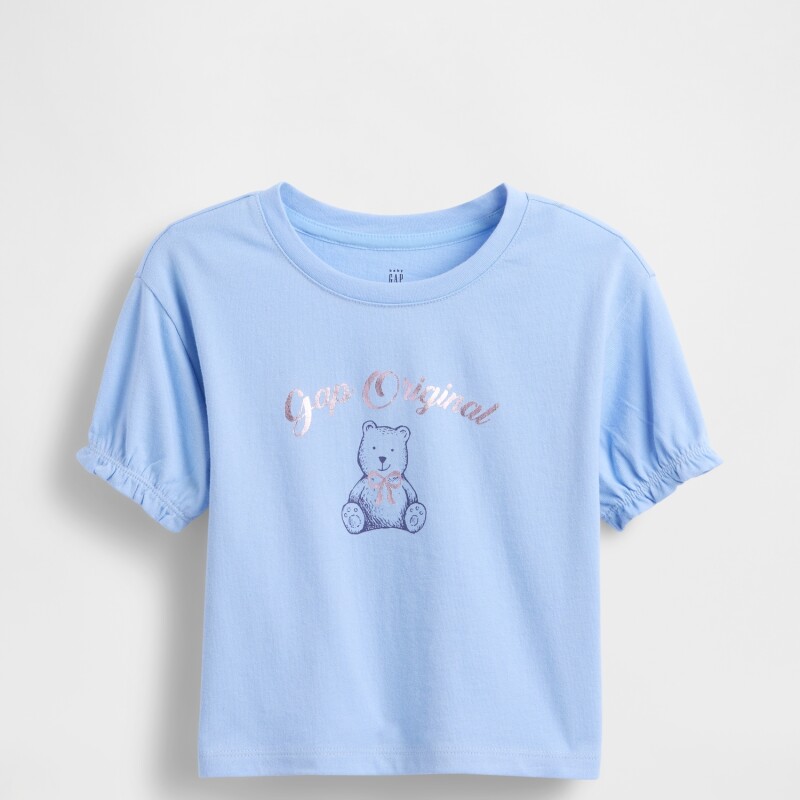 IE FRCH BF SS LOGO T WIND BLUE