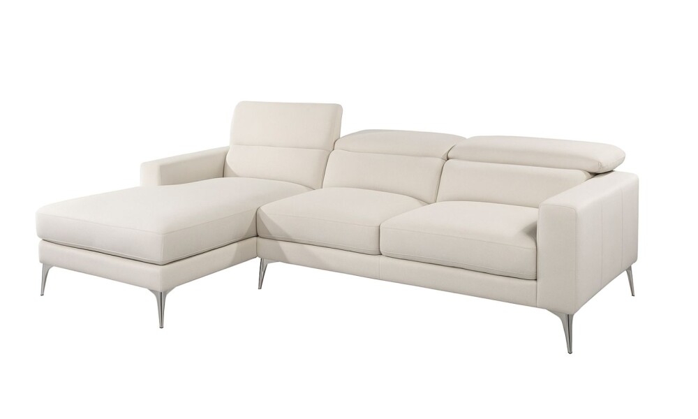 Sofá Chaise MILO en Tela Easy Clean Beige