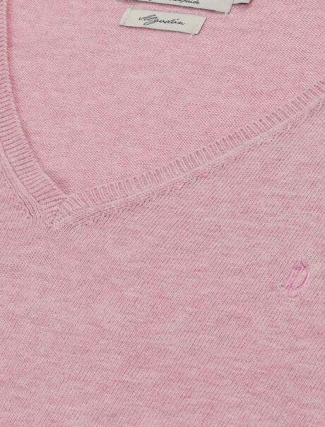 Sweater basico rosa