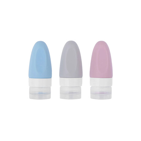 Kit frasco silicona 55ml 3pcs diseño 2