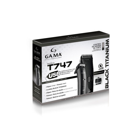 Combo Gama Italy Clipper T742 Y Trimmer T827 Unica