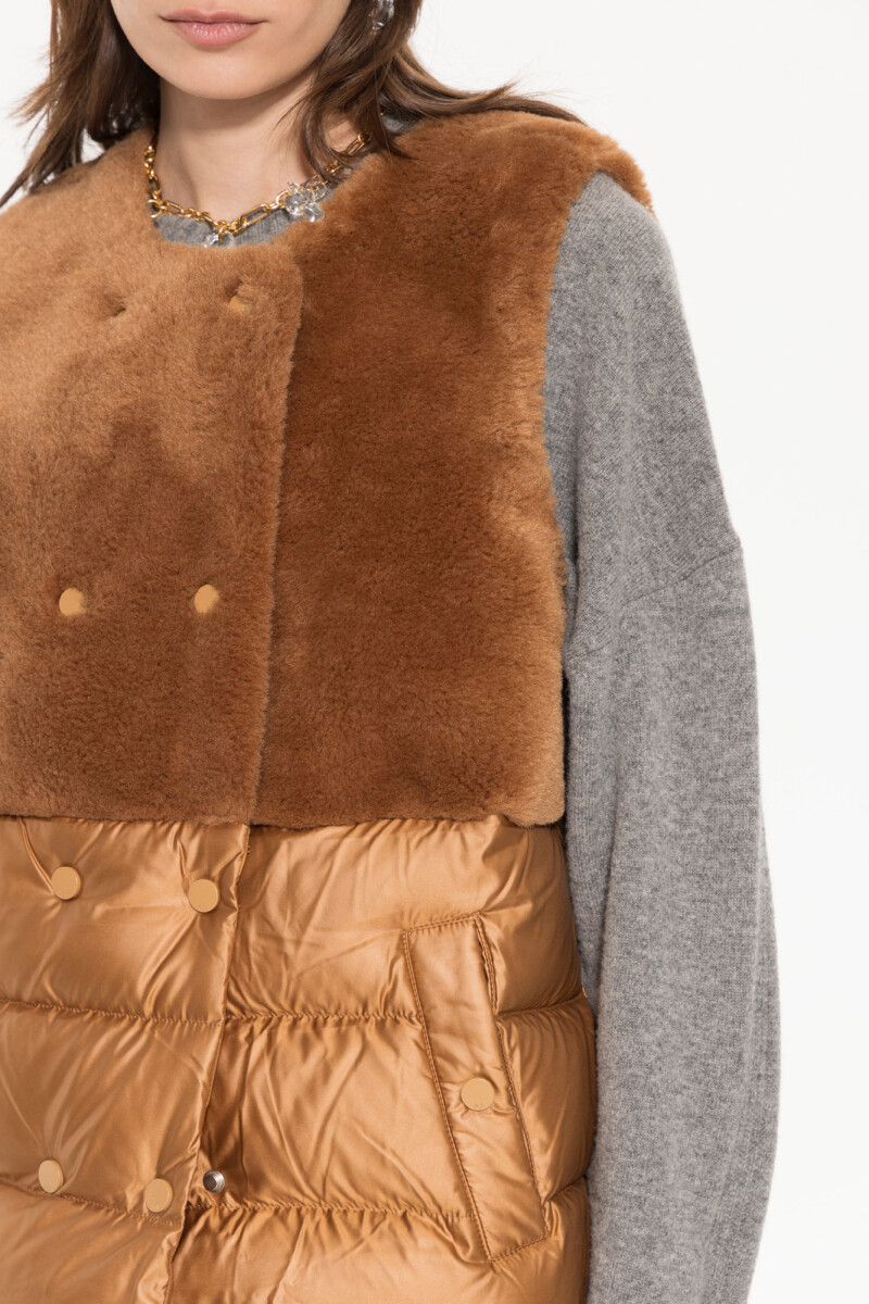 CHALECO KELLY Camel
