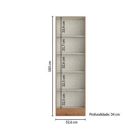 PLACARD MULTIUSO 2 PUERTAS MDP MARRON NEW SPACE