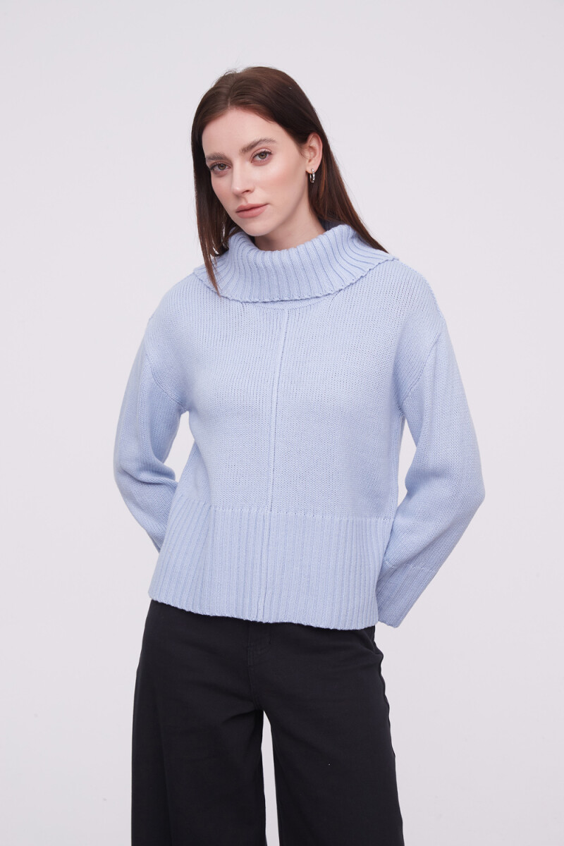 Polera Chavane - Celeste Claro 