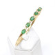 Pulsera En Oro 18K Con Brillantes Y Esmeraldas Pulsera En Oro 18K Con Brillantes Y Esmeraldas