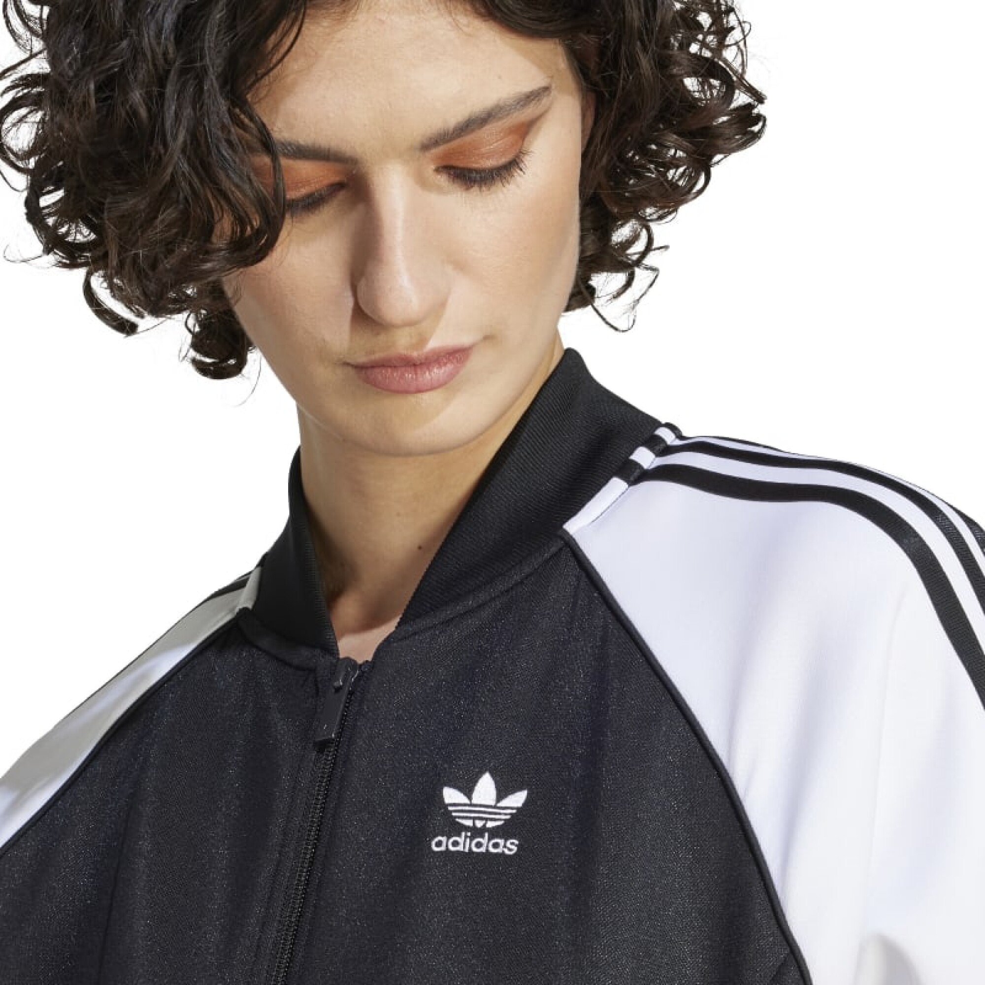 Campera Adidas Adicolor Classics Oversized SST Negro Inbox