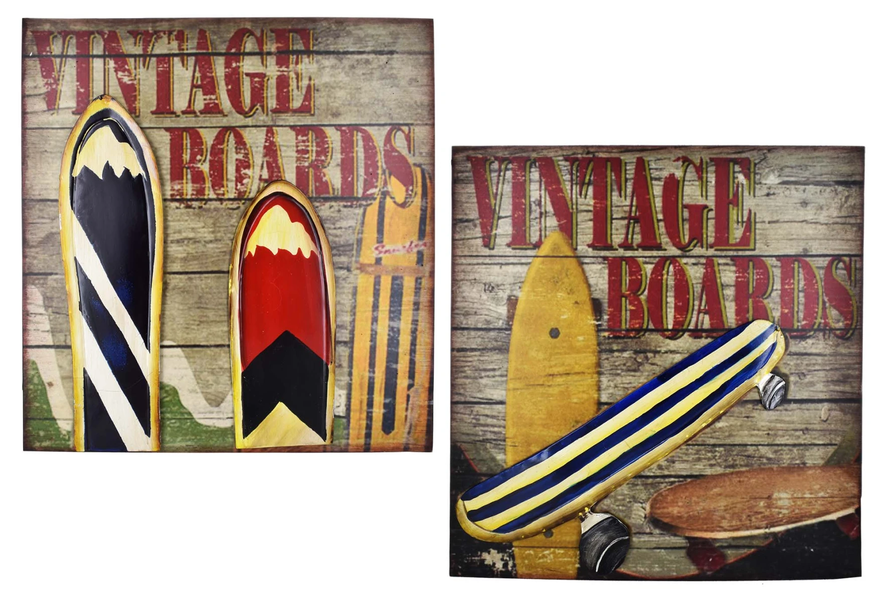 CUADRO MADERA DISEÑO TABLAS DE SURF FS16-232/233 