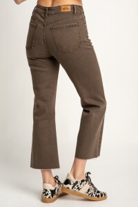 Jean Flare Marron Marron
