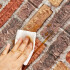 Revestimiento Pared Adhesivo Fácil Colocación Piedra X20 Un Variante Color Ladrillo