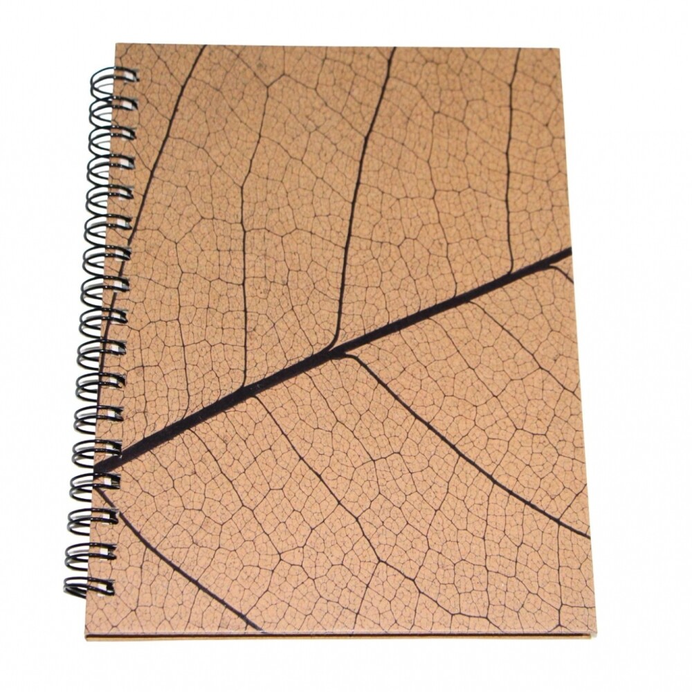 AGENDA ABEZETA 256 CLASSIC RECICLADA TAPA VENA HOJA